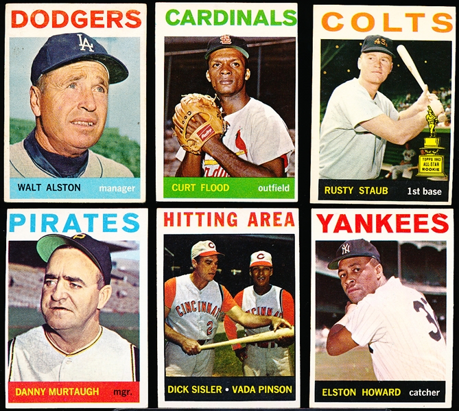 1964 Topps Bb-6 Diff