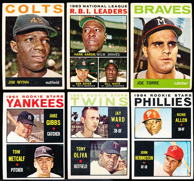 1964 Topps Bb- 6 Diff