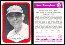 1975/76 Great Plains Greats- #14 Bing Miller- 35 cards