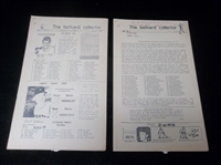 The Ball Card Collector(George Martin)- 2 Diff Issues – Sept’68/ Oct’68-Vol. 3(No. 9,10)