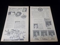 The Ball Card Collector(George Martin)- 2 Diff Issues – Nov’68/ Dec’68-Vol. 3(No. 7,8)