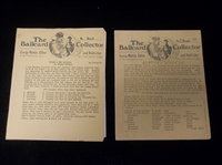 The Ball Card Collector(George Martin)- 2 Diff Issues – Jan ‘72/ May ‘72-Vol. 7(No. 1,5)