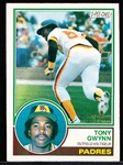 1983 O-Pee-Chee Bb- #143 Tony Gwynn RC, Padres
