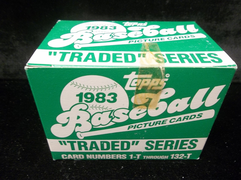 1983 Topps Traded Baseball Factory Sealed Set of 132