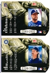 1998 Leaf Baseball- “Statistical Standouts” Die Cuts- 2 Diff