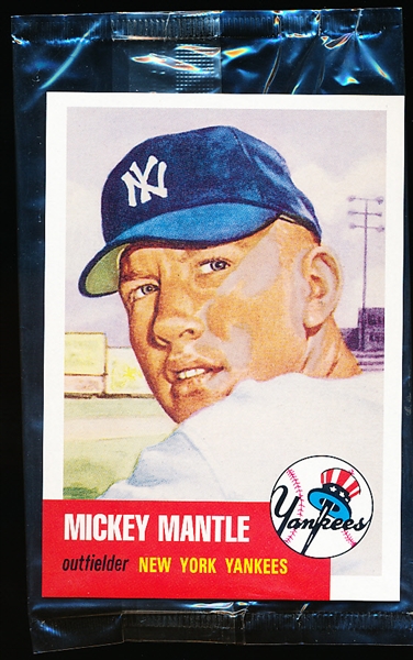 2006 Topps Bazooka Baseball Jumbo 3-1/4” x 4-1/2” 1953 Mickey Mantle