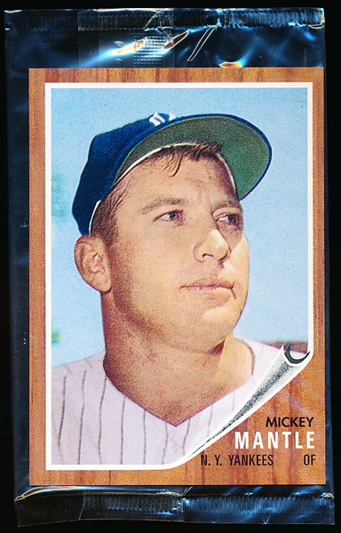 2006 Topps Bazooka Baseball Jumbo 3-1/4” x 4-1/2” 1962 Mickey Mantle