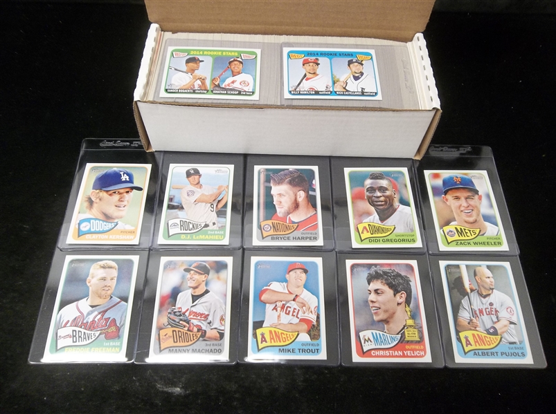 2014 Topps Heritage Baseball Near Base Set (#1-425)- 395 of 425