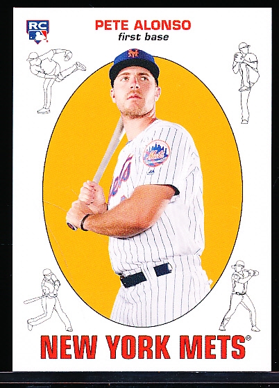2019 Topps Throwback Thursday Bb- #TBT 308 Pete Alonso, Mets
