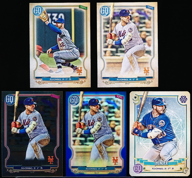 2020 Topps Gypsy Queen Bb- #65 Pete Alonso, Mets- 4 Diff. Plus One Insert Card! 