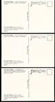 1980’s? Way Back When (Torrance, CA.) Baseball B & W Postcards- 8 Diff.