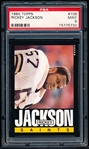 1985 Topps Football- #106 Rickey Jackson, Saints- PSA Mint 9