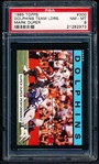 1985 Topps Football- #300 Dolphins Team Leaders (Duper)- PSA NM-Mt 8