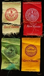 Late 1800’s Turkey Red Factory No. 7 3rd District City Crest Silks- 4 Diff.