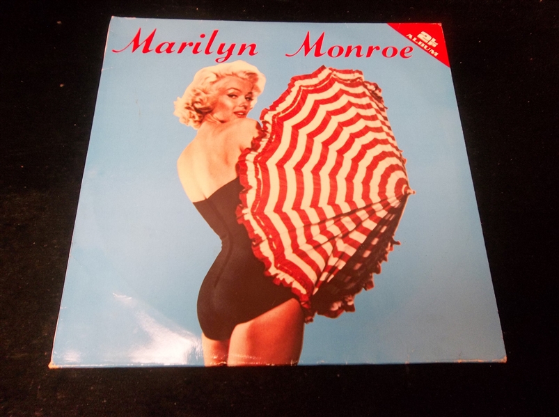 1985 All Around Trading “Marilyn Monroe” 2LP Large Record Set in Original Housing Sleeve- #AR31031