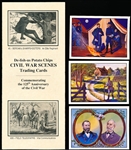 1986 De-Lish-Us Potato Chips “Civil War Scenes” Complete Set of 36 with Business Ad Card & Original Product Brochure!