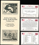 1986 De-Lish-Us Potato Chips “Civil War Scenes” Complete Set of 36 with Business Ad Card & Original Product Brochure!