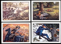 1986 Kellogg’s “Civil War Battle Scenes” Promo Cards- 4 Diff.