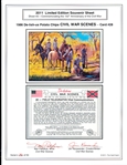 2011 De-Lish-Us Potato Chips 8-1/2” x 11” Limited Ed. Souvenir Sheet Signed by Artist & Creator/Writer- #28 Field Telegraphs- #26/50 Made!
