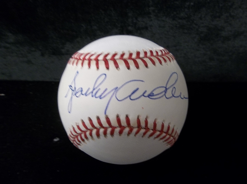 Autographed Sparky Anderson Official N.L. (L. Coleman Pres.) Baseball