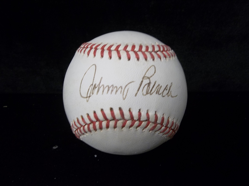 Autographed Johnny Bench Official N.L. (Giamatti Pres.) Baseball