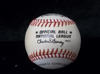 Autographed Gary Carter Official N.L. (Feeney Pres.) Baseball