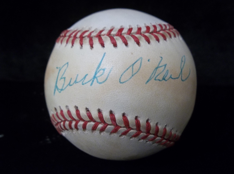 Autographed Buck O’Neil Official A.L. (B. Brown Pres.) Baseball