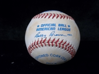 Autographed Buck O’Neil Official A.L. (B. Brown Pres.) Baseball