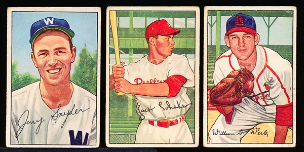 1952 Bowman Bb- 20 Diff