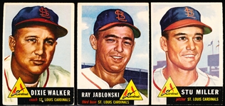 1953 Topps Bb- 3 Diff St. Louis Cardinals