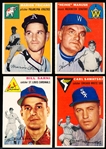 1954 Topps Bb- 4 Diff