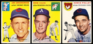 1954 Topps Bb- 3 Diff