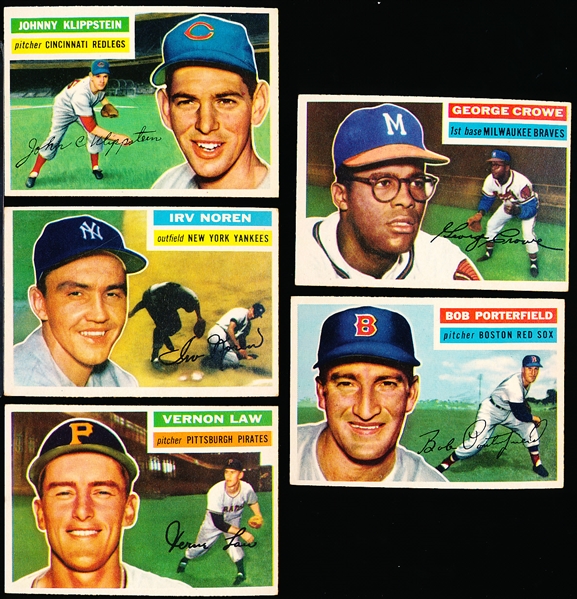 1956 Topps Bb- 5 Diff