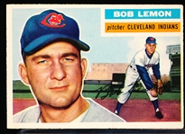 1956 Topps Bb- #255 Bob Lemon, Cleveland