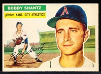 1956 Topps Bb- #261 Bobby Shantz, KC