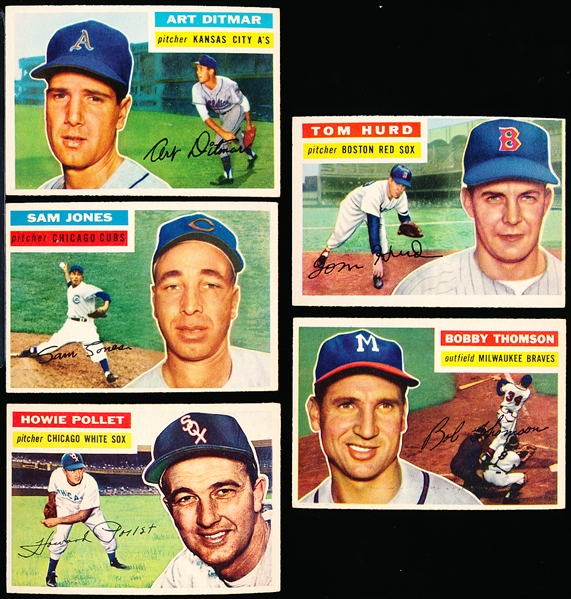 1956 Topps Bb- 5 Diff