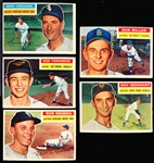 1956 Topps Bb- 5 Diff