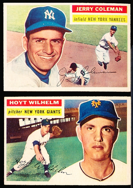 1956 Topps Bb- 2 Diff