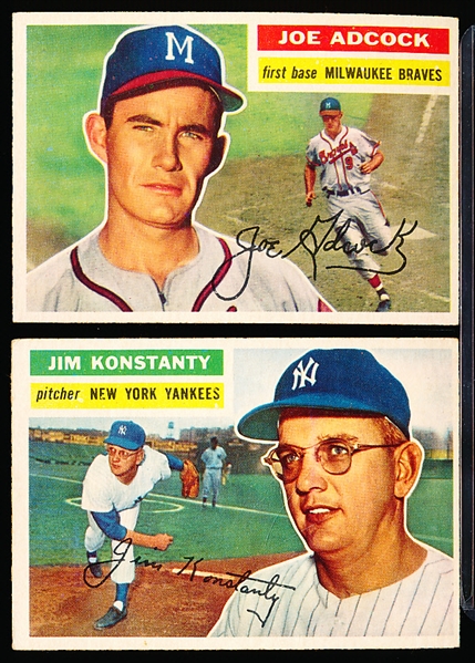 1956 Topps Bb- 2 Diff