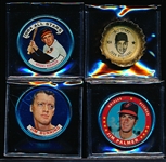 Four Baseball Coins/ Caps