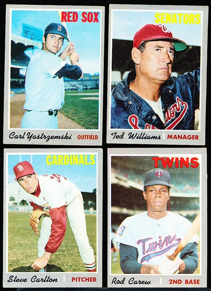 1970 Topps Bb- 4 Diff Stars