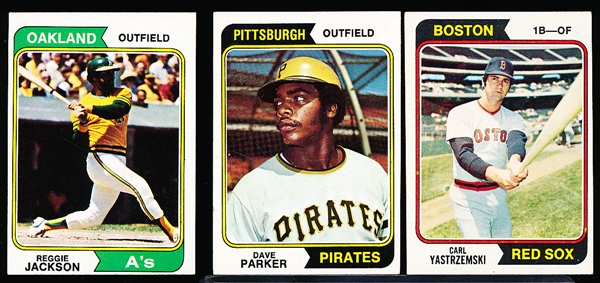 1974 Topps Bb- 3 Diff