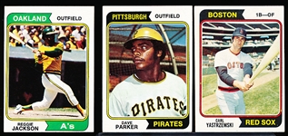 1974 Topps Bb- 3 Diff