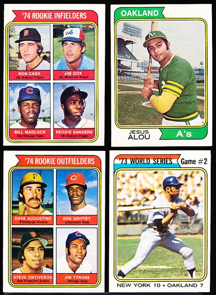 1974 Topps Bb- 4 Diff