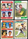 1974 Topps Bb- 4 Diff