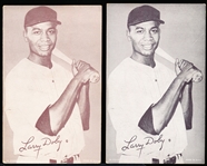 1947-66 Bb Exhibits- Larry Doby- 2 Cards
