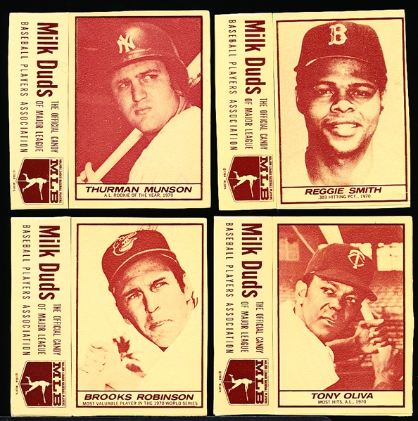 1971 Milk Duds Baseball- 8 Diff