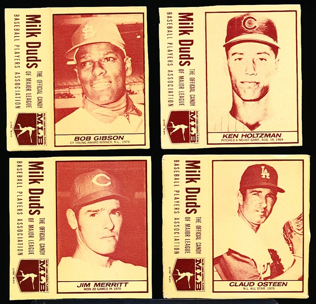 1971 Milk Duds Baseball- 4 Diff