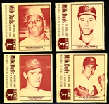 1971 Milk Duds Baseball- 4 Diff