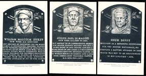 1958-63 Artvue B&W Hall of Fame Postcards- Type 2- 5 Diff